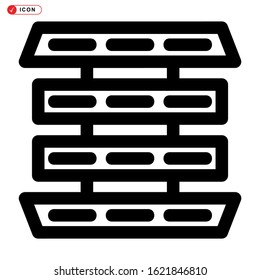 crown icon isolated sign symbol vector illustration - high quality black style vector icons
