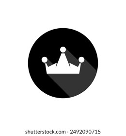 Crown Icon. King Sign. Royal Symbol - Logo Vector.