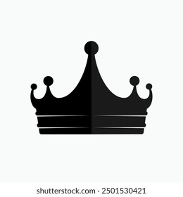 Crown Icon. King Sign. Royal Symbol - Logo Vector.