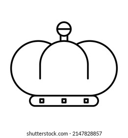 Crown icon, King icon vector illustration