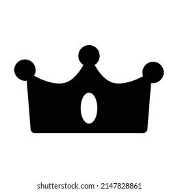 Crown icon, King icon vector illustration