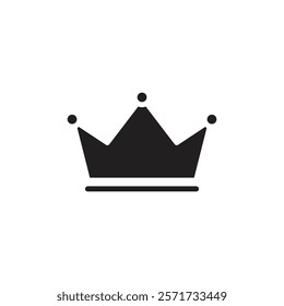 Crown icon Line Art Logo set