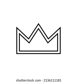 Crown icon in line style