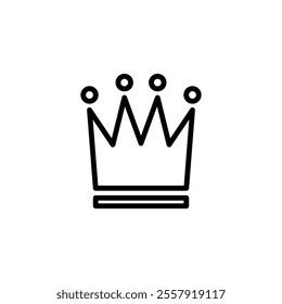 Crown icon logo design. crown sign and symbol