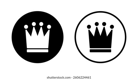 Crown icon logo design. crown sign and symbol