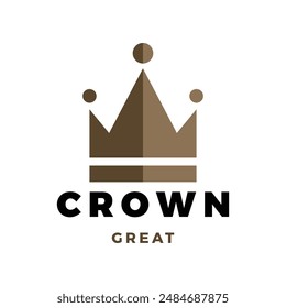 Crown Icon Logo Design Template