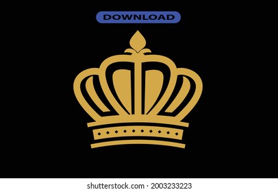 Kronensymbol oder Logo in hoher Auflösung