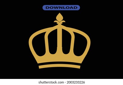 Kronensymbol oder Logo in hoher Auflösung