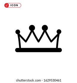 crown icon or logo isolated sign symbol vector illustration - high quality black style vector icons
