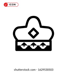 crown icon or logo isolated sign symbol vector illustration - high quality black style vector icons
