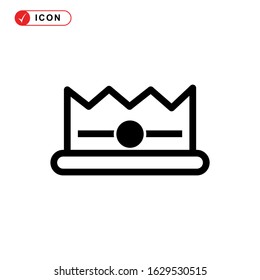 crown icon or logo isolated sign symbol vector illustration - high quality black style vector icons
