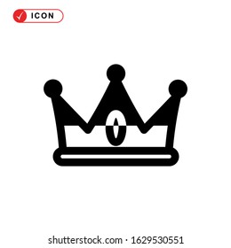crown icon or logo isolated sign symbol vector illustration - high quality black style vector icons
