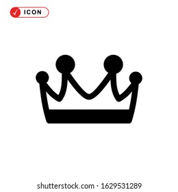 crown icon or logo isolated sign symbol vector illustration - high quality black style vector icons
