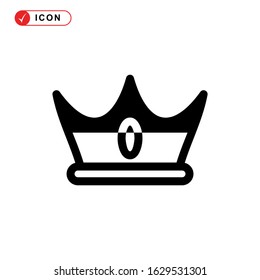crown icon or logo isolated sign symbol vector illustration - high quality black style vector icons
