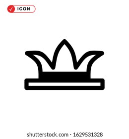 crown icon or logo isolated sign symbol vector illustration - high quality black style vector icons
