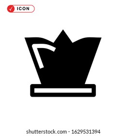 crown icon or logo isolated sign symbol vector illustration - high quality black style vector icons
