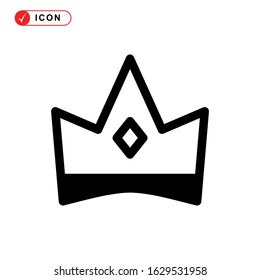 crown icon or logo isolated sign symbol vector illustration - high quality black style vector icons

