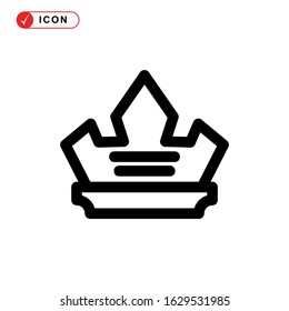 crown icon or logo isolated sign symbol vector illustration - high quality black style vector icons
