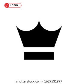 crown icon or logo isolated sign symbol vector illustration - high quality black style vector icons

