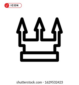 crown icon or logo isolated sign symbol vector illustration - high quality black style vector icons
