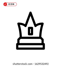 crown icon or logo isolated sign symbol vector illustration - high quality black style vector icons
