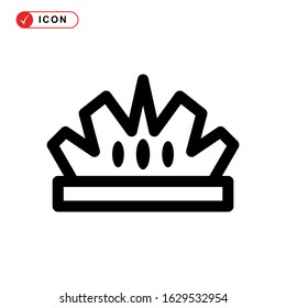 crown icon or logo isolated sign symbol vector illustration - high quality black style vector icons
