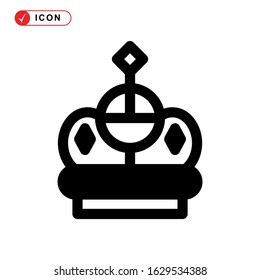 crown icon or logo isolated sign symbol vector illustration - high quality black style vector icons
