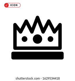 crown icon or logo isolated sign symbol vector illustration - high quality black style vector icons
