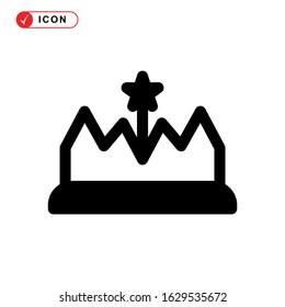 crown icon or logo isolated sign symbol vector illustration - high quality black style vector icons
