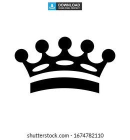 crown icon or logo isolated sign symbol vector illustration - high quality black style vector icons
