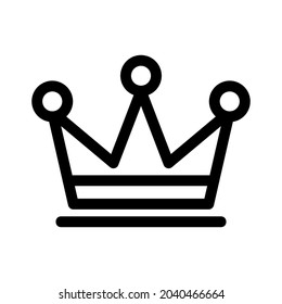 crown icon or logo isolated sign symbol vector illustration - high quality black style vector icons
