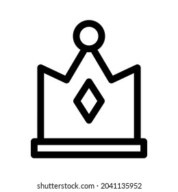 crown icon or logo isolated sign symbol vector illustration - high quality black style vector icons
