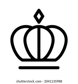 crown icon or logo isolated sign symbol vector illustration - high quality black style vector icons
