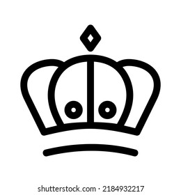 crown icon or logo isolated sign symbol vector illustration - high quality black style vector icons
