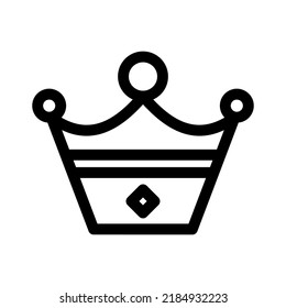 crown icon or logo isolated sign symbol vector illustration - high quality black style vector icons
