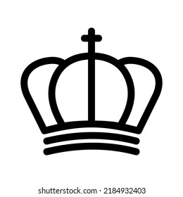 crown icon or logo isolated sign symbol vector illustration - high quality black style vector icons
