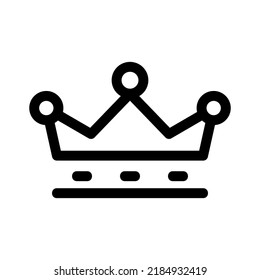 crown icon or logo isolated sign symbol vector illustration - high quality black style vector icons
