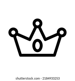 crown icon or logo isolated sign symbol vector illustration - high quality black style vector icons
