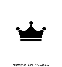 Crown icon, logo on white background
