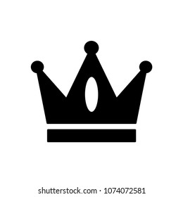 crown icon logo template