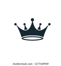 crown icon logo template