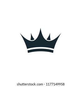 crown icon logo template