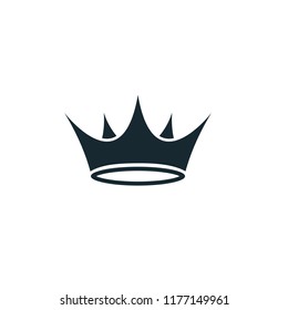crown icon logo template