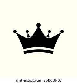 plantilla de logotipo de icono de corona. EPS-10