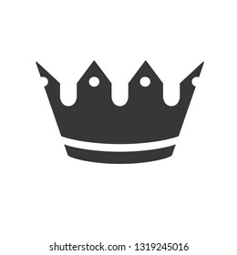 crown icon logo template - Vector