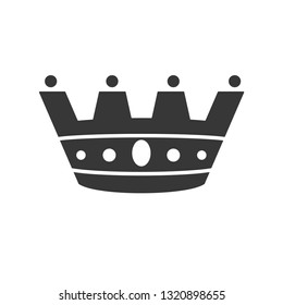 crown icon logo template - Vector