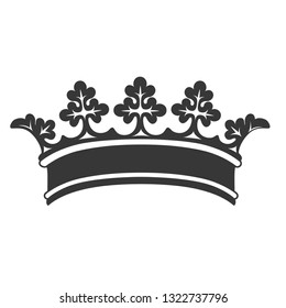 crown icon logo template - Vector