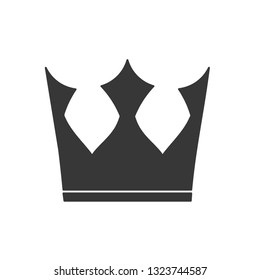 crown icon logo template - Vector