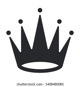crown icon logo template, vector, eps 10