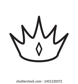 crown icon logo vector design template